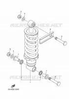 REAR SHOCK ABSORBER for Yamaha XJ6 2016