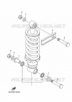 REAR SHOCK ABSORBER for Yamaha XJ6 2016