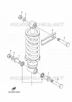 REAR SHOCK ABSORBER for Yamaha XJ6 2016