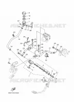 REAR BRAKE MASTER CYLINDER for Yamaha XSR 2016