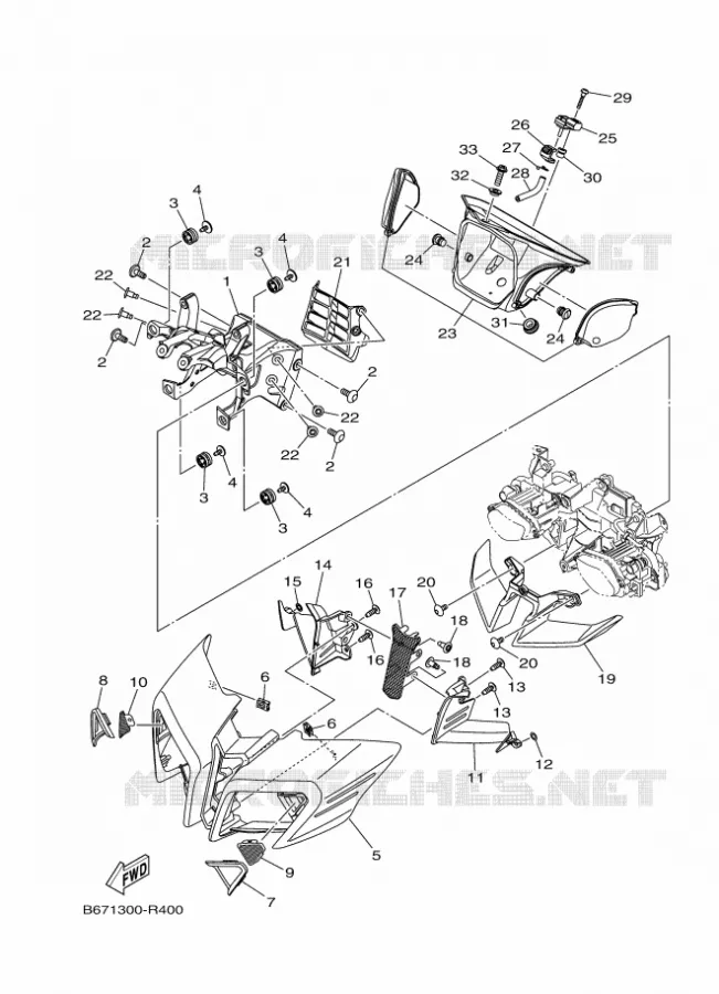 COVER 1 Yamaha MOTO 1000 2017 MT  MTN1000D
