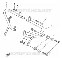 LEG SHIELD for Yamaha SR 1997
