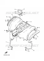 REAR FENDER for Yamaha BREEZE 1996