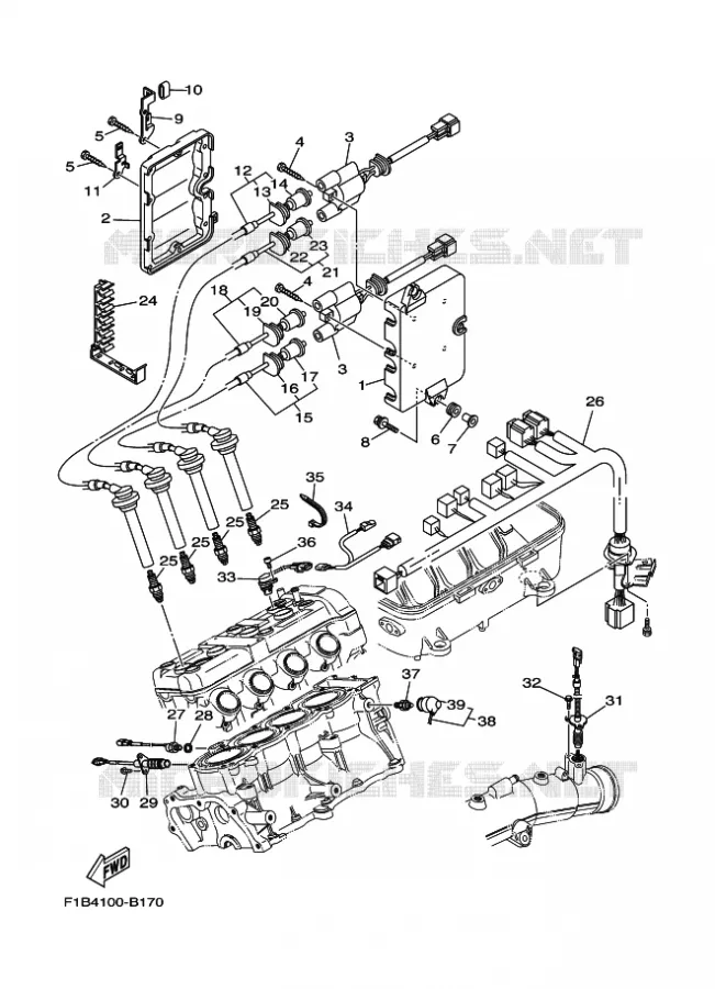 ELECTRICAL 2 Yamaha WAVERUNNER 1000 2003 ENG FOR FZ1000A  ENG FOR FZ1000A