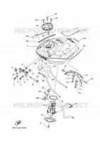FUEL TANK for Yamaha MT 2016