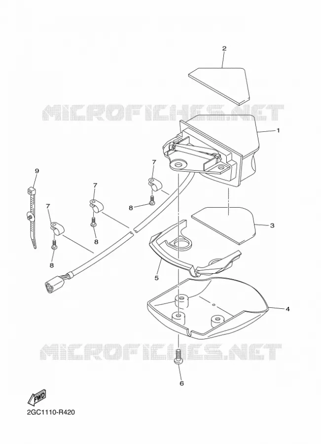 TAIL LIGHT Yamaha MOTO 250 2018 WRF  WR250F