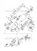 EXHAUST for Yamaha GRIZZLY 2009