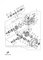 FINAL DRIVE SHAFT / GEAR COUPLING for Yamaha GRIZZLY 2009