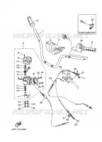 HANDLEBAR & CABLES for Yamaha GRIZZLY 2009