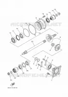 CROSS SHAFT for Yamaha KODIAK 2018