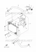 RADIATOR / HOSES for Yamaha KODIAK 2018