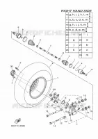 REAR WHEEL 2 for Yamaha KODIAK 2018