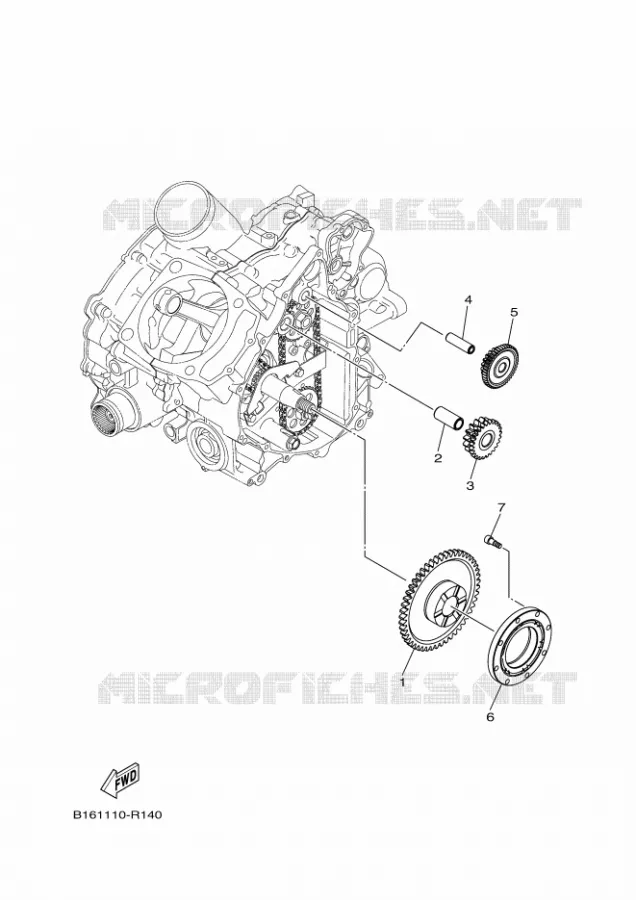 STARTER CLUTCH Yamaha QUAD 700 2018 KODIAK  YFM700FWBD