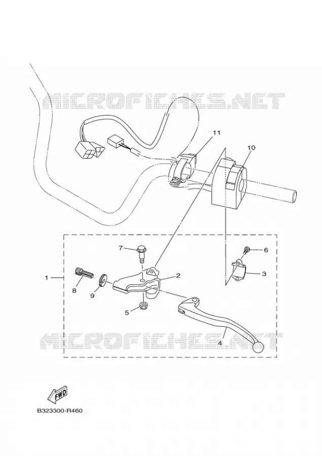 SWITCH / LEVER Yamaha QUAD 700 2018 KODIAK  YFM700FWBD