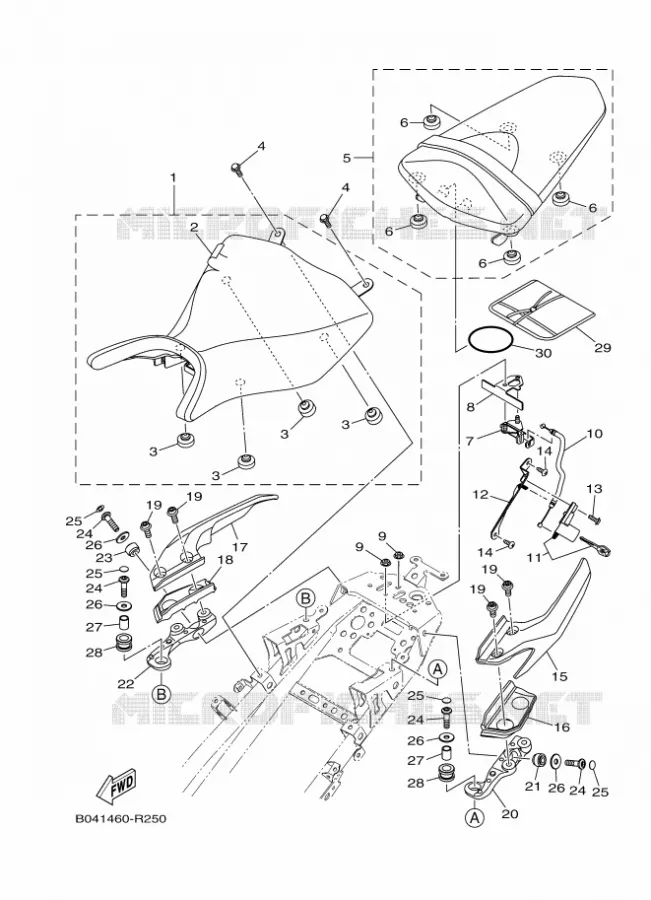 SEAT Yamaha MOTO 300 2018 MT  MTN320-A