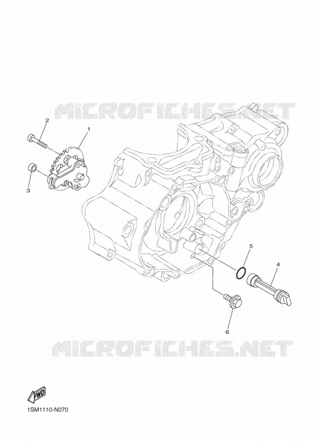 OIL PUMP Yamaha MOTO 250 2017 WRF  WR250F