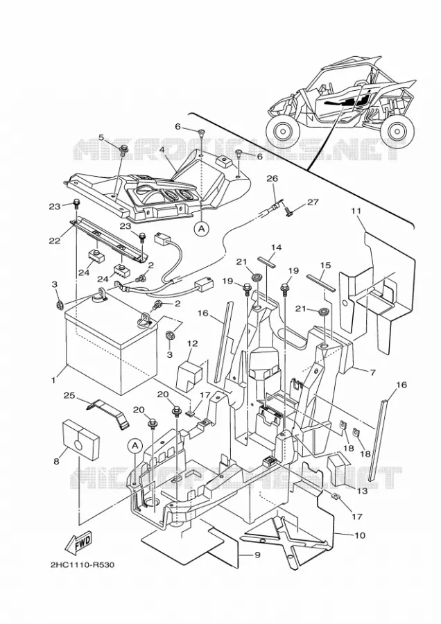 ELECTRICAL 2 Yamaha SIDE BY SIDE 1000 2017 YXZ  YXZ1000E