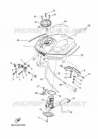 FUEL TANK for Yamaha TRACER 2017