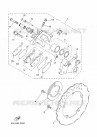 REAR BRAKE CALIPER for Yamaha TRACER 2017