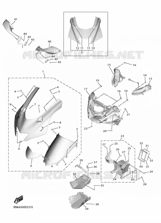 COVER 1 Yamaha MOTO 600 2017 R6  YZF600