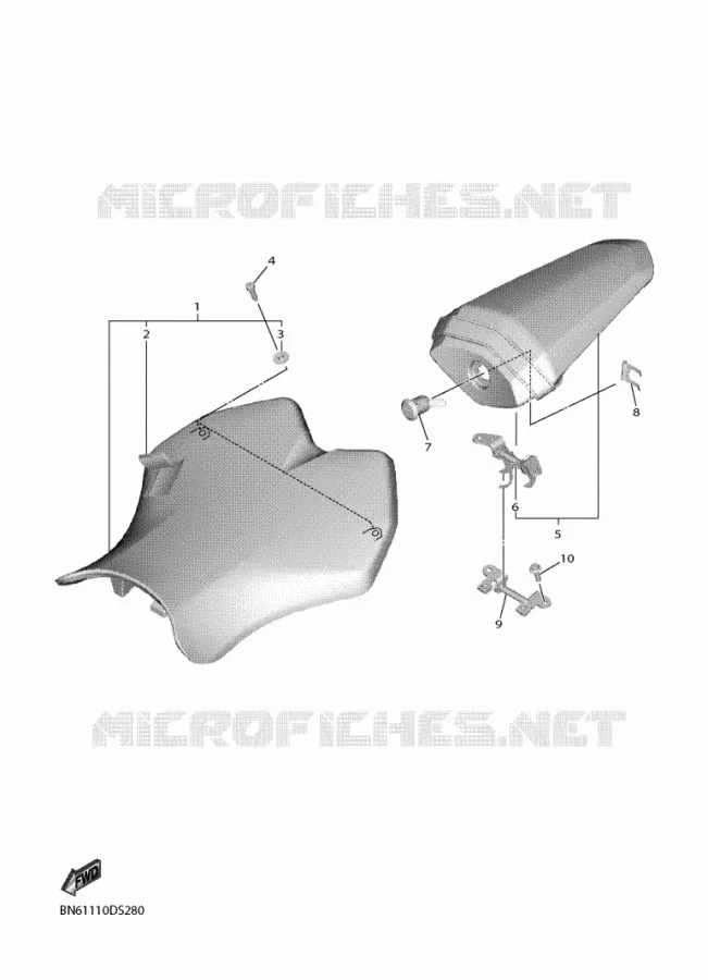 SEAT Yamaha MOTO 600 2017 R6  YZF600