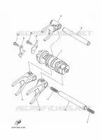 GEAR SHIFT SELECTOR DRUM / FORKS for Yamaha XTZ SUPER TENERE 2017