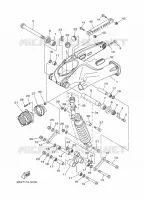 SWINGARM / SHOCK ABSORBER for Yamaha XTZ SUPER TENERE 2017