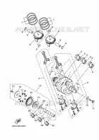 CRANKSHAFT / PISTON for Yamaha MT 2016