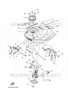 FUEL TANK for Yamaha MT 2016