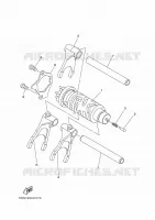 GEAR SHIFT SELECTOR DRUM / FORKS for Yamaha MT 2016