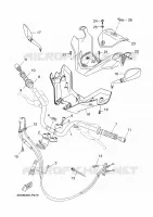 HANDLEBAR & CABLES for Yamaha XMAX 2016