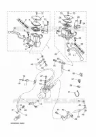 FRONT BRAKE MASTER CYLINDER for Yamaha XMAX 2016