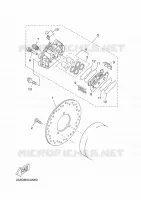 REAR BRAKE CALIPER for Yamaha XMAX 2016