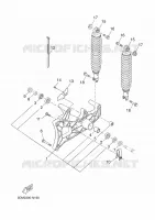 SWINGARM / SHOCK ABSORBER for Yamaha XMAX 2016