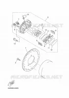 REAR BRAKE CALIPER for Yamaha XMAX 2016