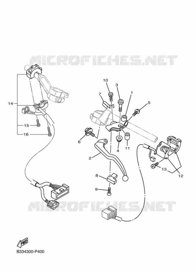 SWITCH / LEVER Yamaha MOTO 950 2016 XV  XVS950CR