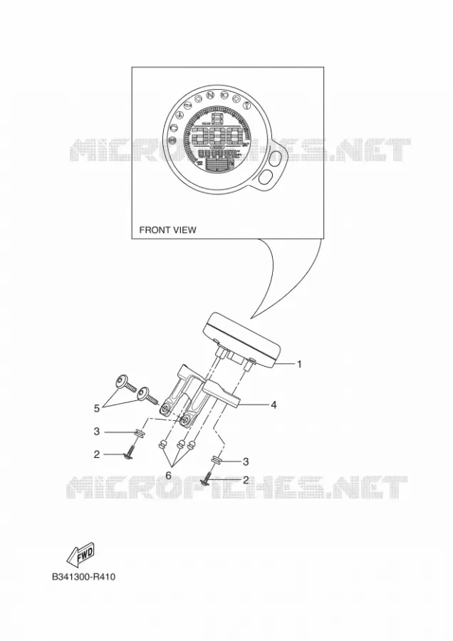 SPEEDOMETER Yamaha MOTO 700 2016 XSR  MTM690-U