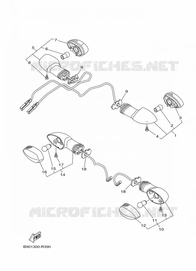 INDICATOR Yamaha MOTO 900 2016 XSR  MTM850
