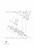 GEAR SHIFT SELECTOR DRUM / FORKS for Yamaha YS 2017