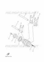 GEAR SHIFT SELECTOR DRUM / FORKS for Yamaha YS 2017
