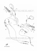 HANDLEBAR & CABLES for Yamaha YS 2017
