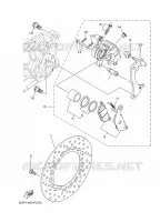 REAR BRAKE CALIPER for Yamaha MBK TRYPTIK 2017