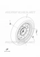 REAR WHEEL for Yamaha MBK TRYPTIK 2017