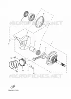 CRANKSHAFT / PISTON for Yamaha DELIGHT 2017