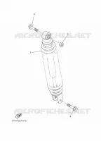REAR SHOCK ABSORBER for Yamaha DELIGHT 2017