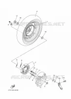 REAR WHEEL for Yamaha DELIGHT 2017