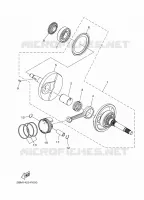 CRANKSHAFT / PISTON for Yamaha DELIGHT 2017