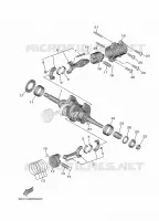 CRANKSHAFT / PISTON for Yamaha TMAX SX 2017