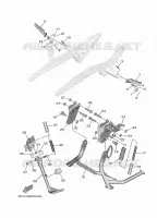STAND / FOOTREST for Yamaha TMAX SX 2017