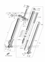 FRONT FORK for Yamaha TMAX SX 2017